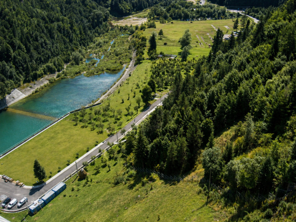 View from the dam